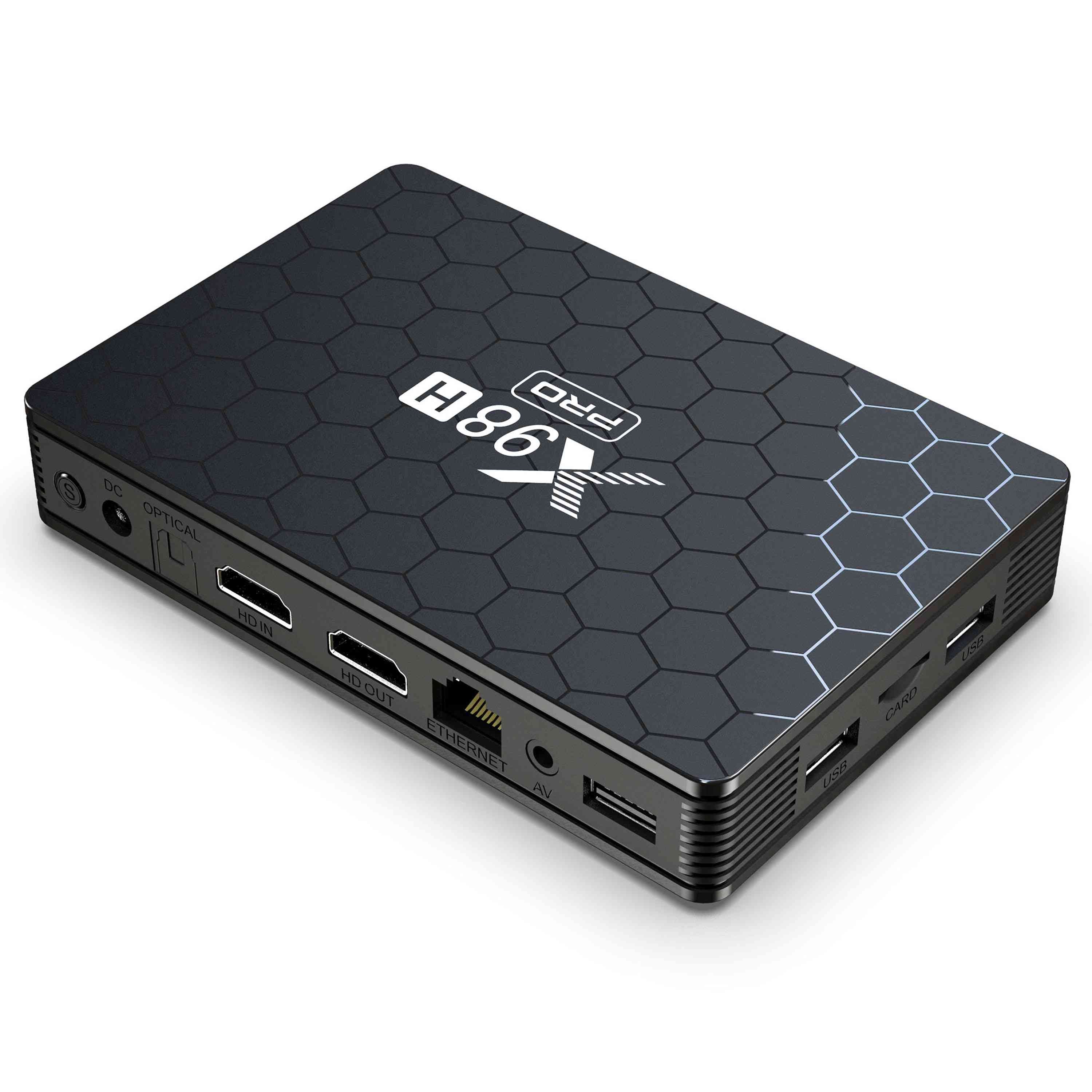 X98H Pro Android 12 Smart TV Box Allwinner H618 Quad Core 2.4GHZ 5.8GHZ Dual Band WiFi Support 6K Video Output Remote Control (2G 16G) X98H Pro Android 12 Smart TV Box Allwinner H618 Quad Core 2.4GHZ 5.8GHZ Dual Band WiFi Support 6K Video Output Remote Control (2G 16G)